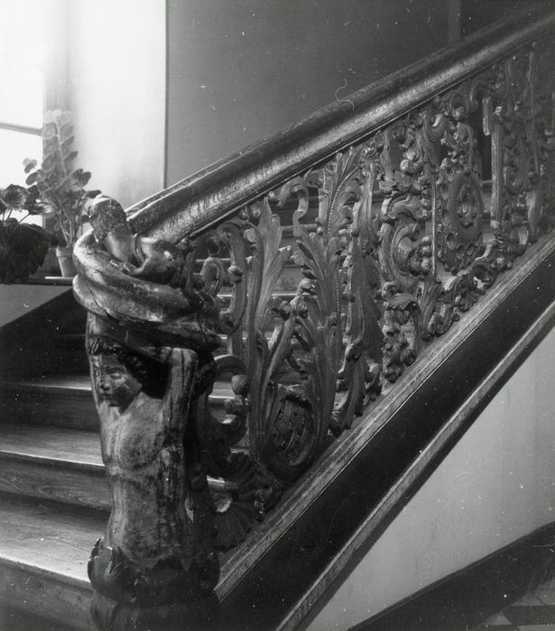 escalier d’honneur, vue partielle