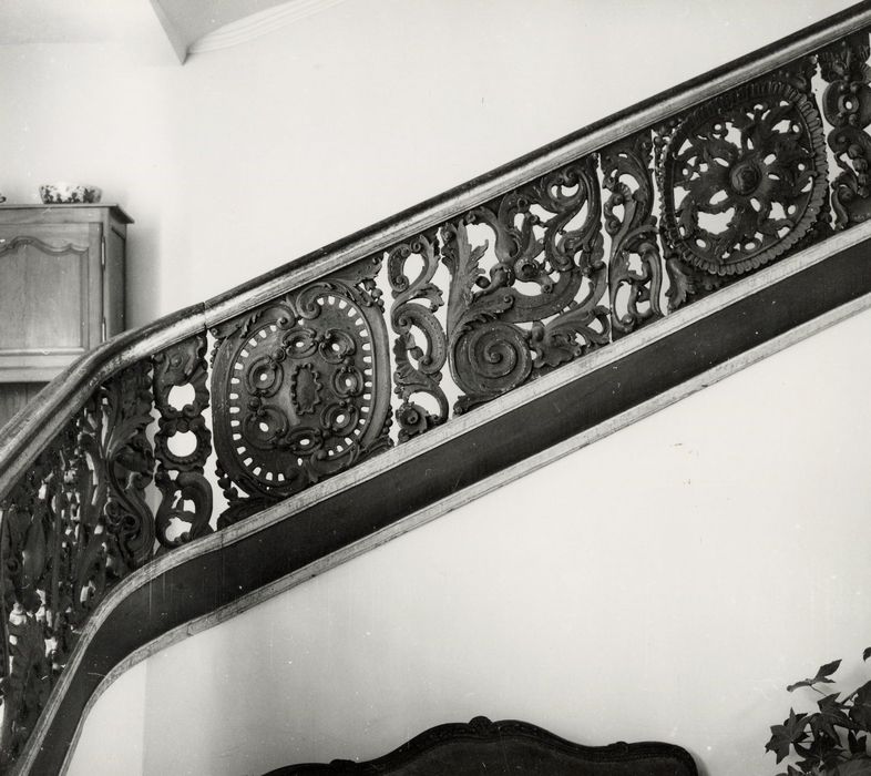 escalier d’honneur, vue partielle