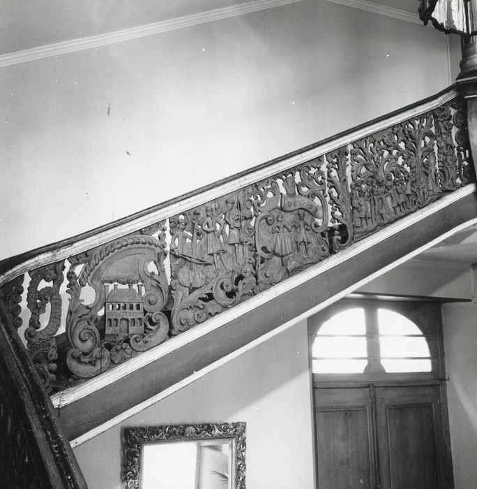 escalier d’honneur, vue partielle