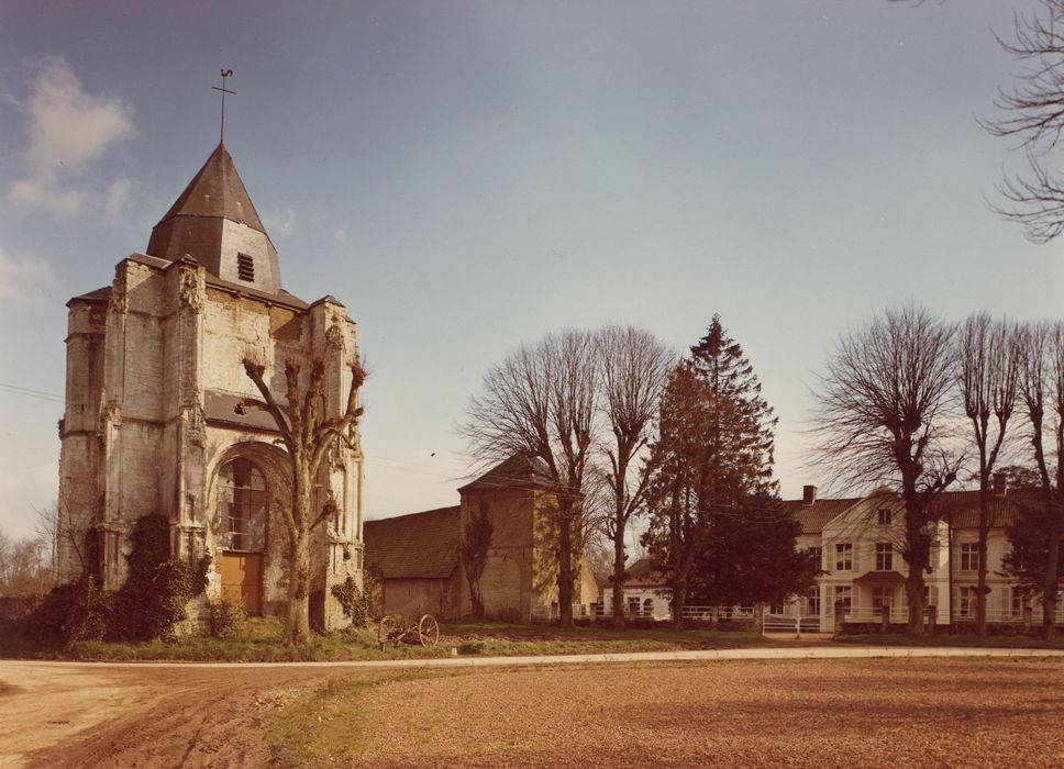 vue générale des vestiges depuis le Nord-Ouest