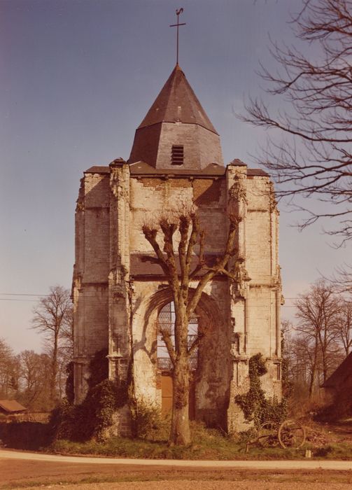 vue générale des vestiges depuis l’Ouest