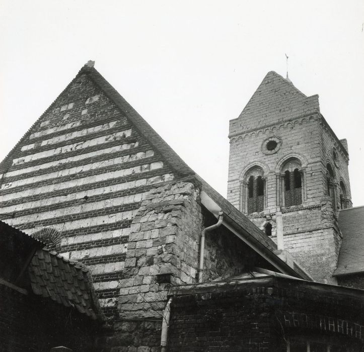 façade ouest, vue partielle