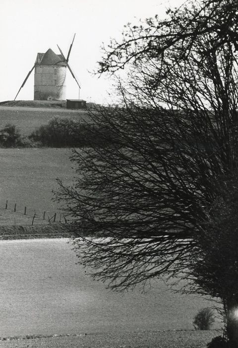 vue générale du moulin dans son environnement