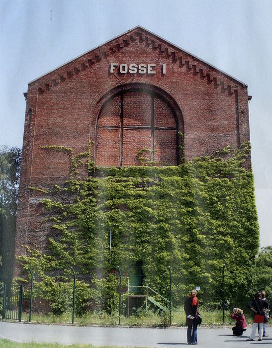 façade antérieure de l’ancien bâtiment d’extraction (photocopie numérisée)