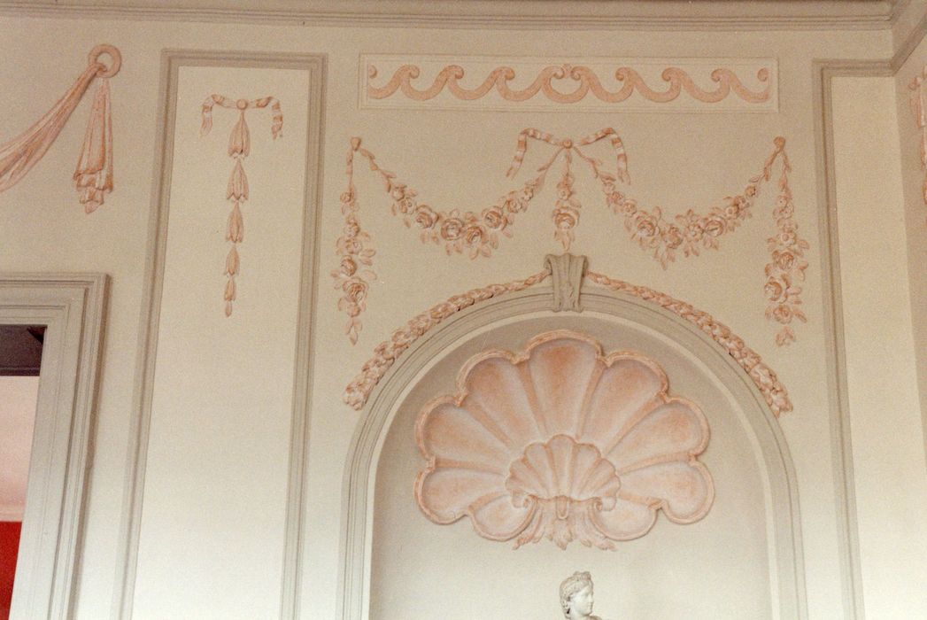 salle à manger, détail des décors