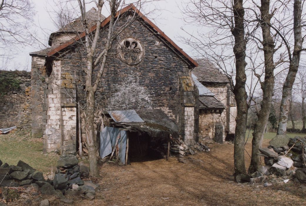 église abbatiale, bras sud du transept, élévation sud