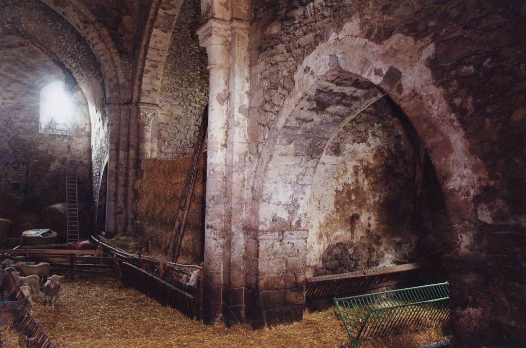 église abbatiale, transept sud, vue partielle