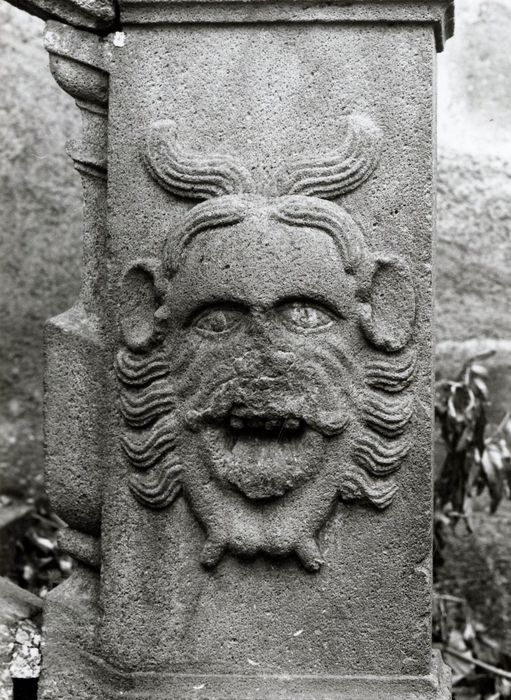 balustrade de la terrasse, détail