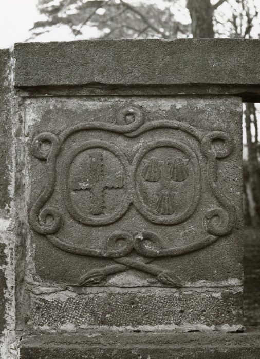 balustrade de la terrasse, détail