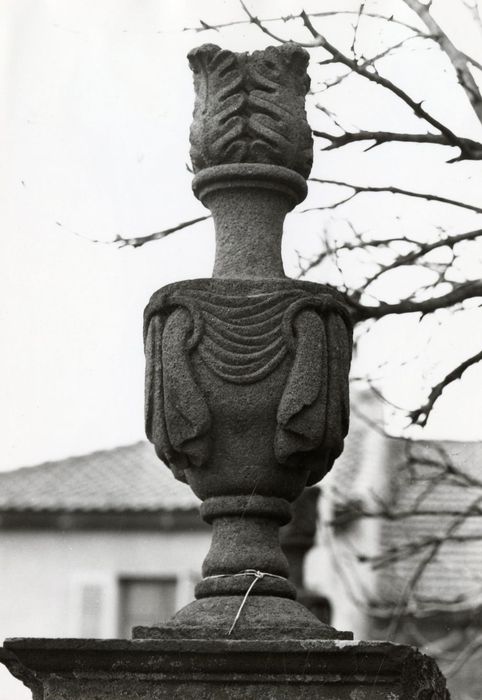 balustrade de la terrasse, détail