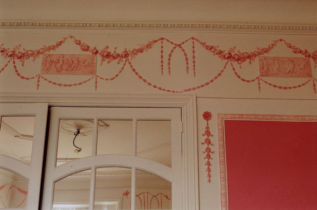 1er étage, chambre directoire, détail des décors