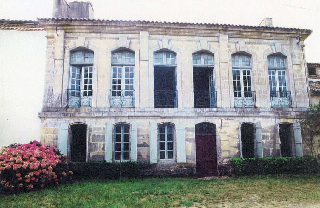 façade nord (photocopie numérisée)