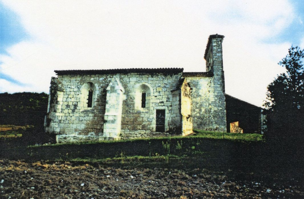 façade latérale nord (photocopie numérisée)