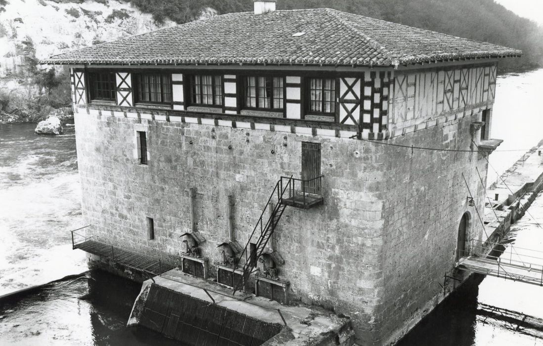 moulin, façades nord et est