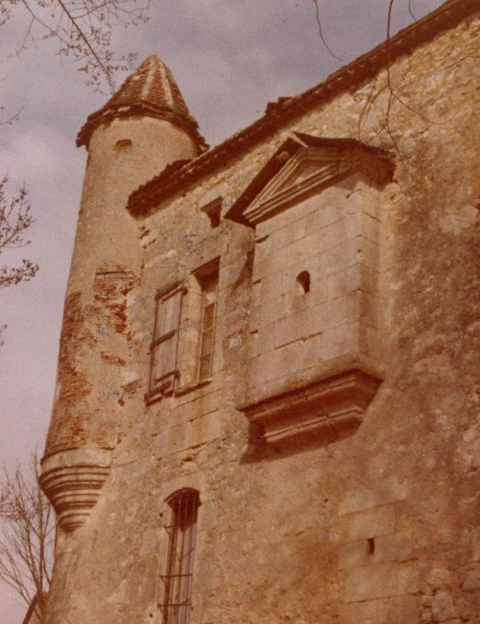 façade ouest, vue partielle