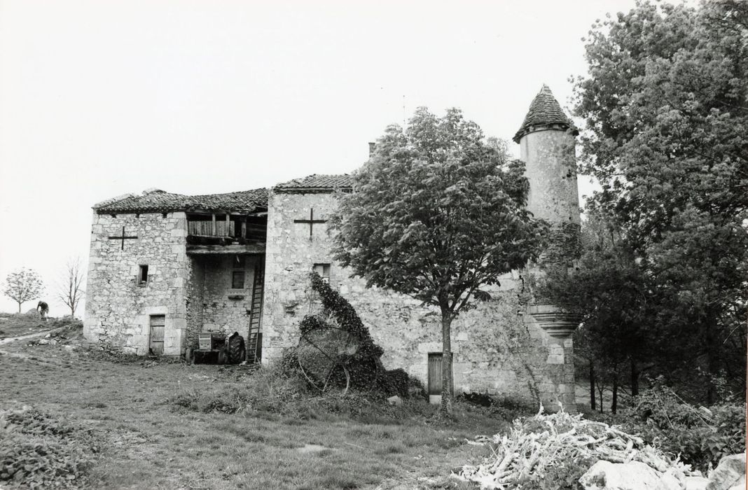 façade nord, vue partielle