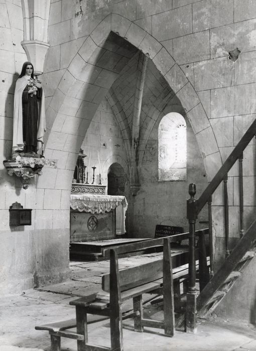 chapelle latérale sud, vue partielle