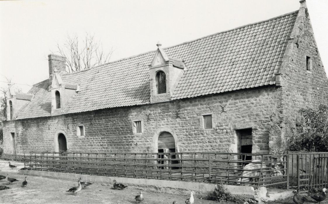 bâtiment annexe, façade nord-ouest