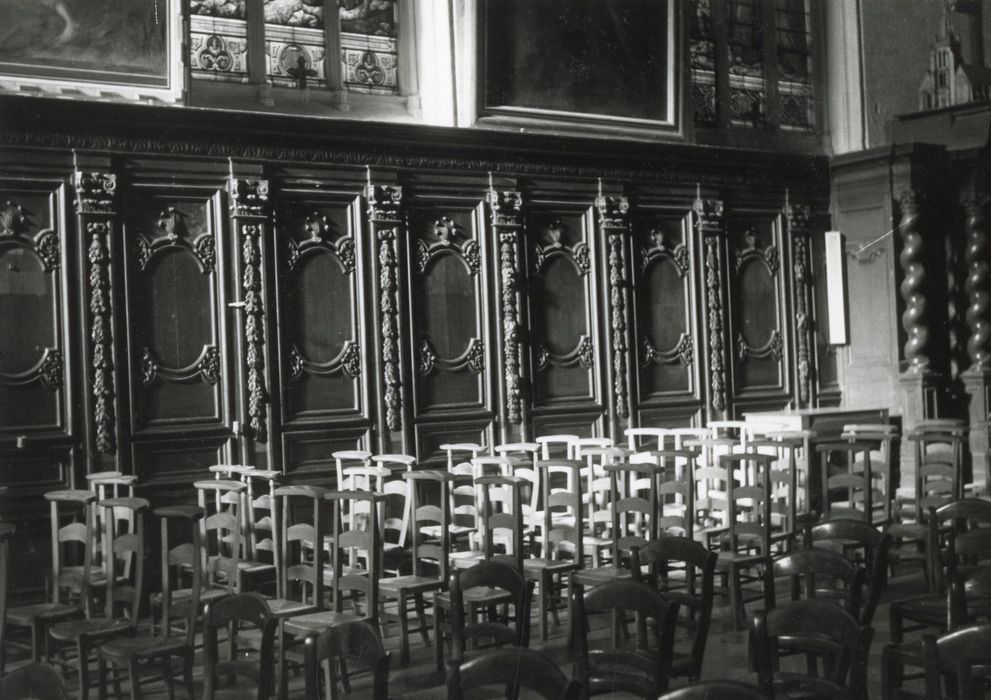 lambris de revêtement, vue partielle - © Ministère de la Culture (France), Médiathèque du patrimoine et de la photographie, Tous droits réservés 