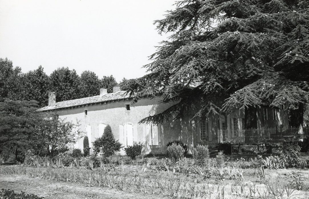 façade ouest, vue partielle