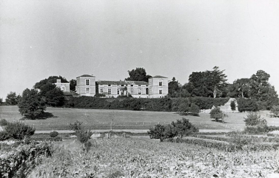 vue générale du château dans son environnement depuis l’Est