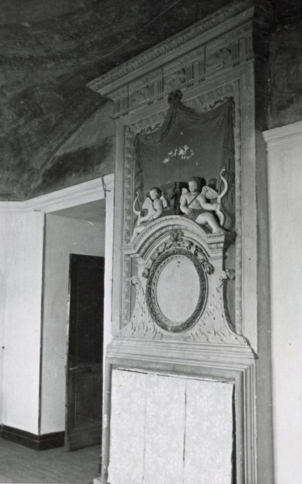 1er étage, chambre, trumeau de cheminée