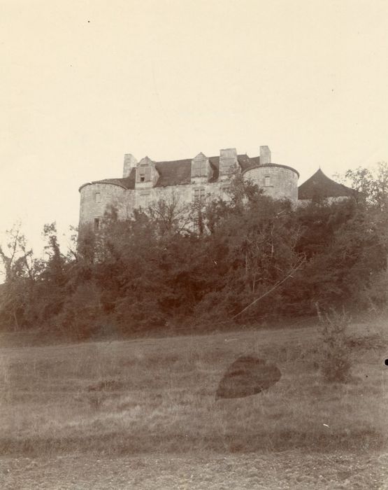 vue partielle du château depuis le Nord