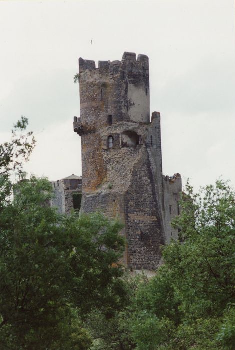 donjon, élévation sud-ouest