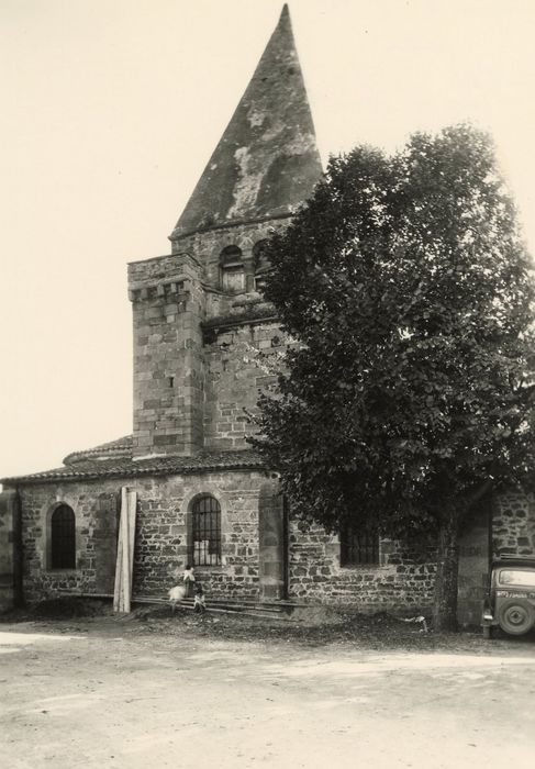 façade latérale nord, vue partielle