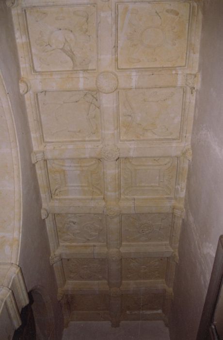 escalier, détail du plafond