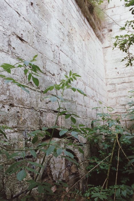 façade latérale sud, détail des maçonneries