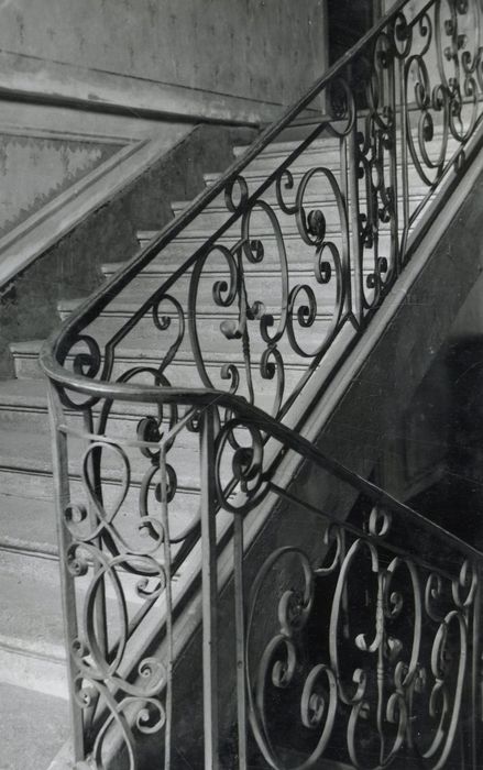 escalier d’honneur, détail de la rampe