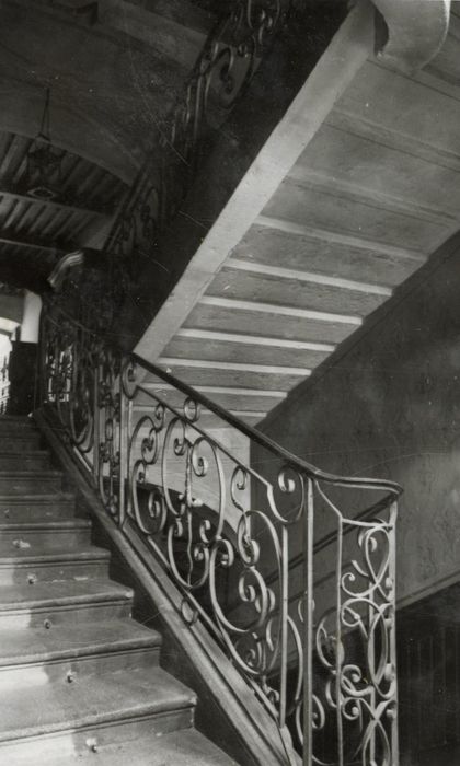 escalier d’honneur, vue partielle