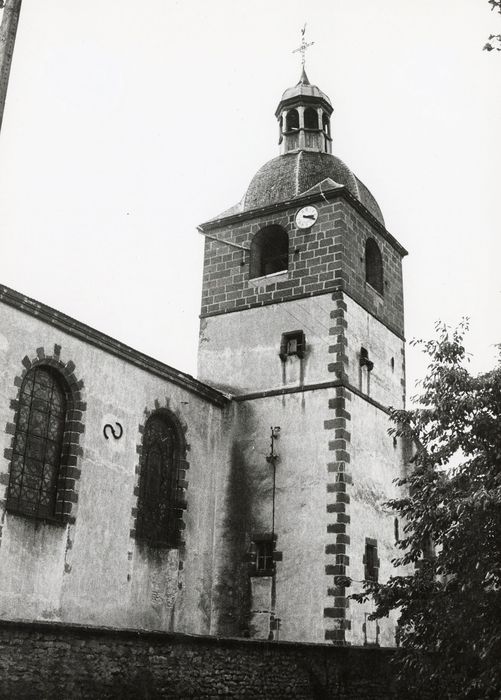 clocher, élévations sud-est, nord-est