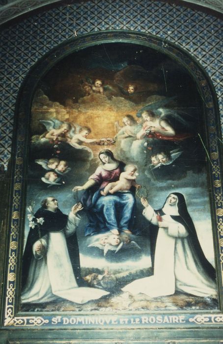 tableau : Saint Dominique et le Rosaire