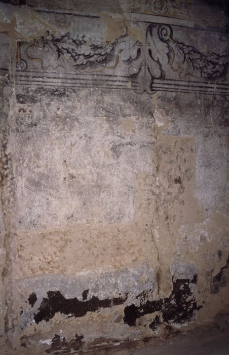 1er étage, salle 11, peinture monumentale, détail