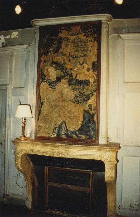 chambre sud, cheminée