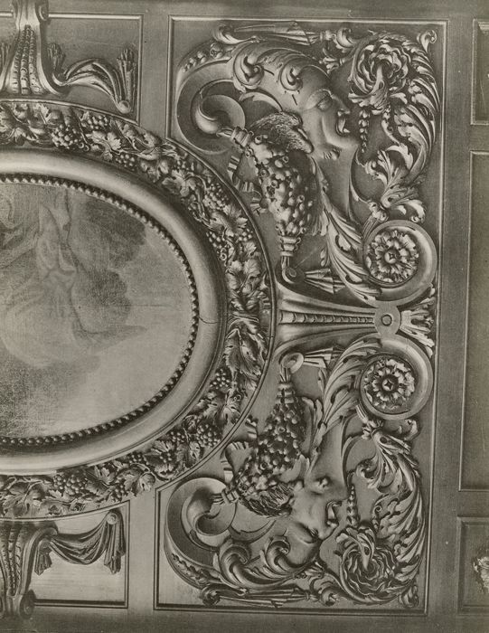 salon d’été, détail du plafond