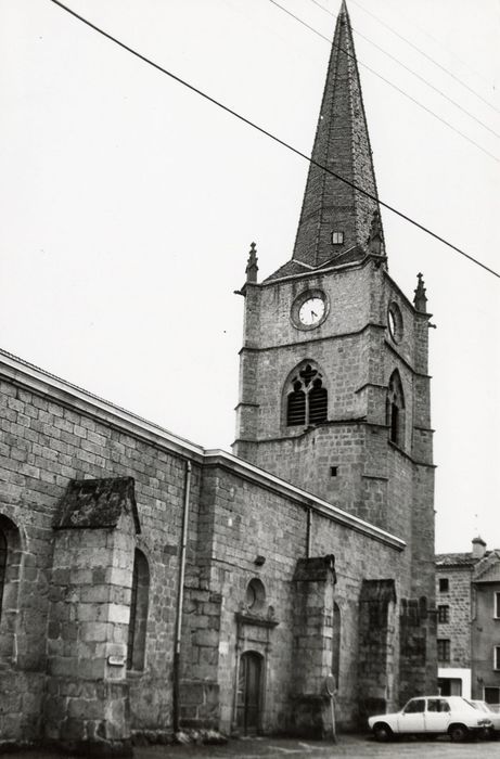 façade latérale nord, vue partielle