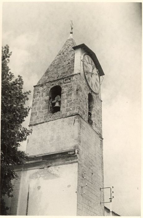 clocher, élévations sud et est