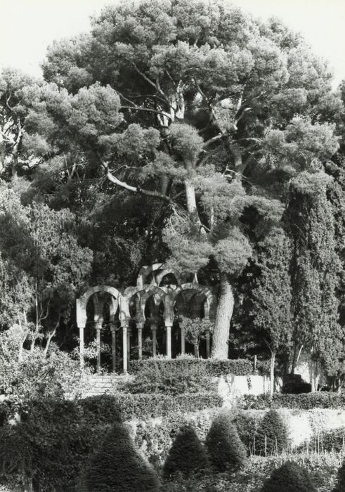 jardin mauresque, vue partielle