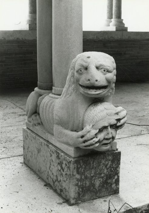 jardin, galerie du bord de mer, détail