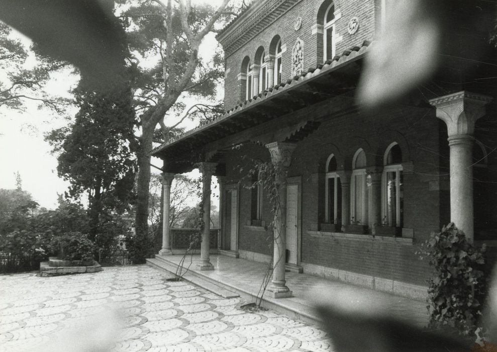 maison de gardien, vue partielle