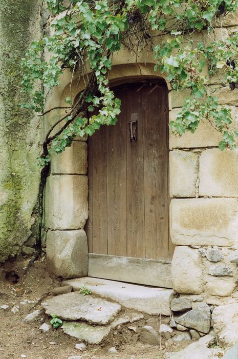 porte d’accès à la tourelle d’escalier