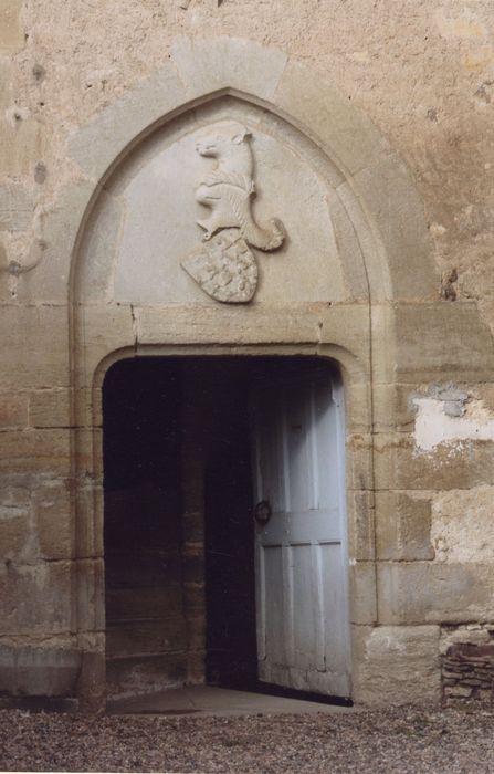 porte d’accès à la tourelle d’escalier nord-ouest