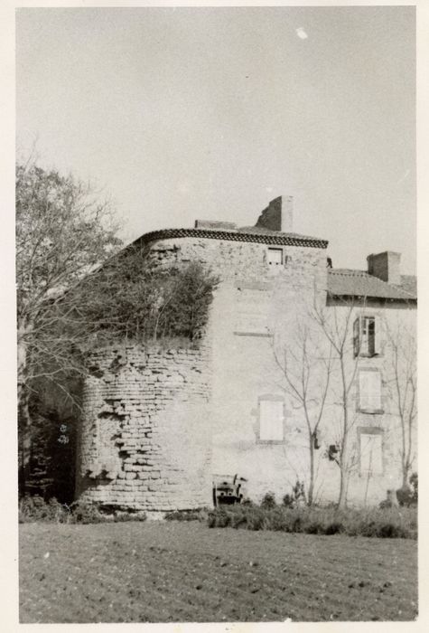 façade ouest, vue partielle