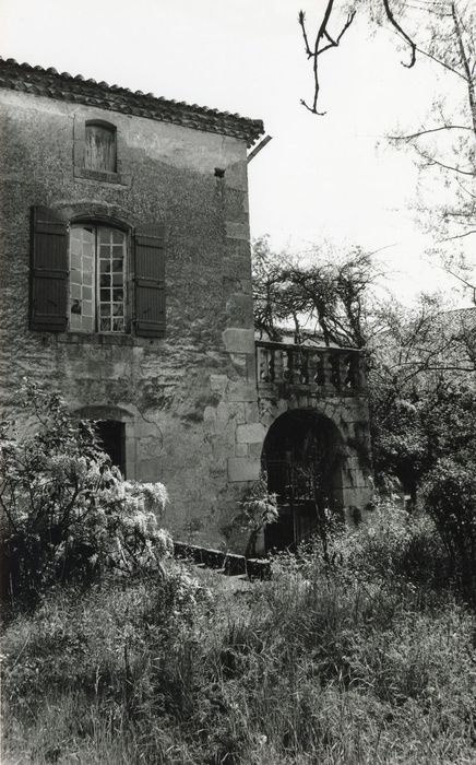 façade ouest, vue partielle