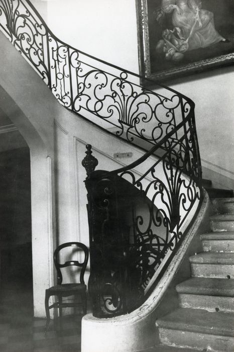 escalier d’honneur, vue partielle