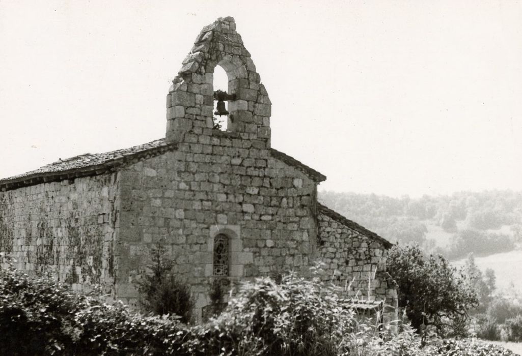 façade ouest, vue partielle