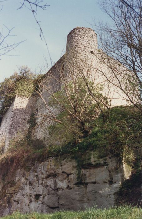 vue partielle du château depuis l’angle nord-ouest